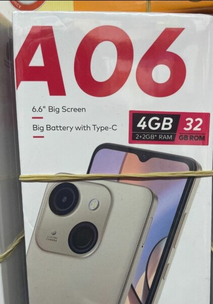 Smartphone A06 6.6" 4GB