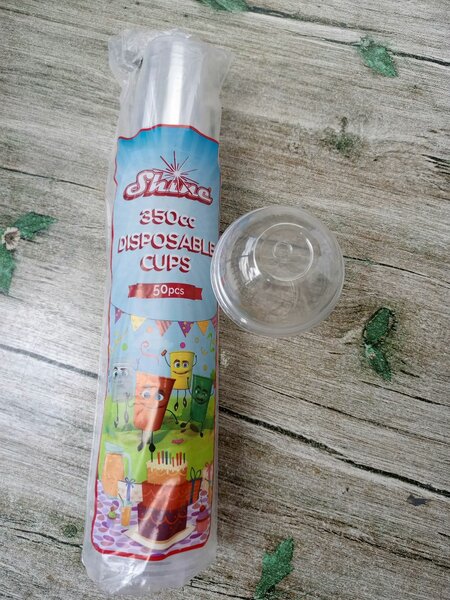 Plastic 350cc Disposable Cups