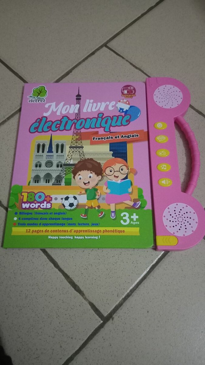 LIVRE ÉDUCATIF ÉLECTRIQUE