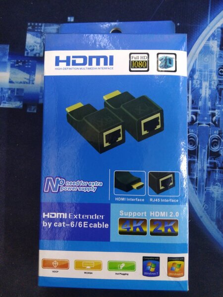 Extenseur HDMI CAT-6/6E 4K