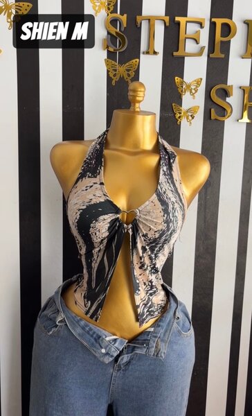 Top dos nu fashion femme