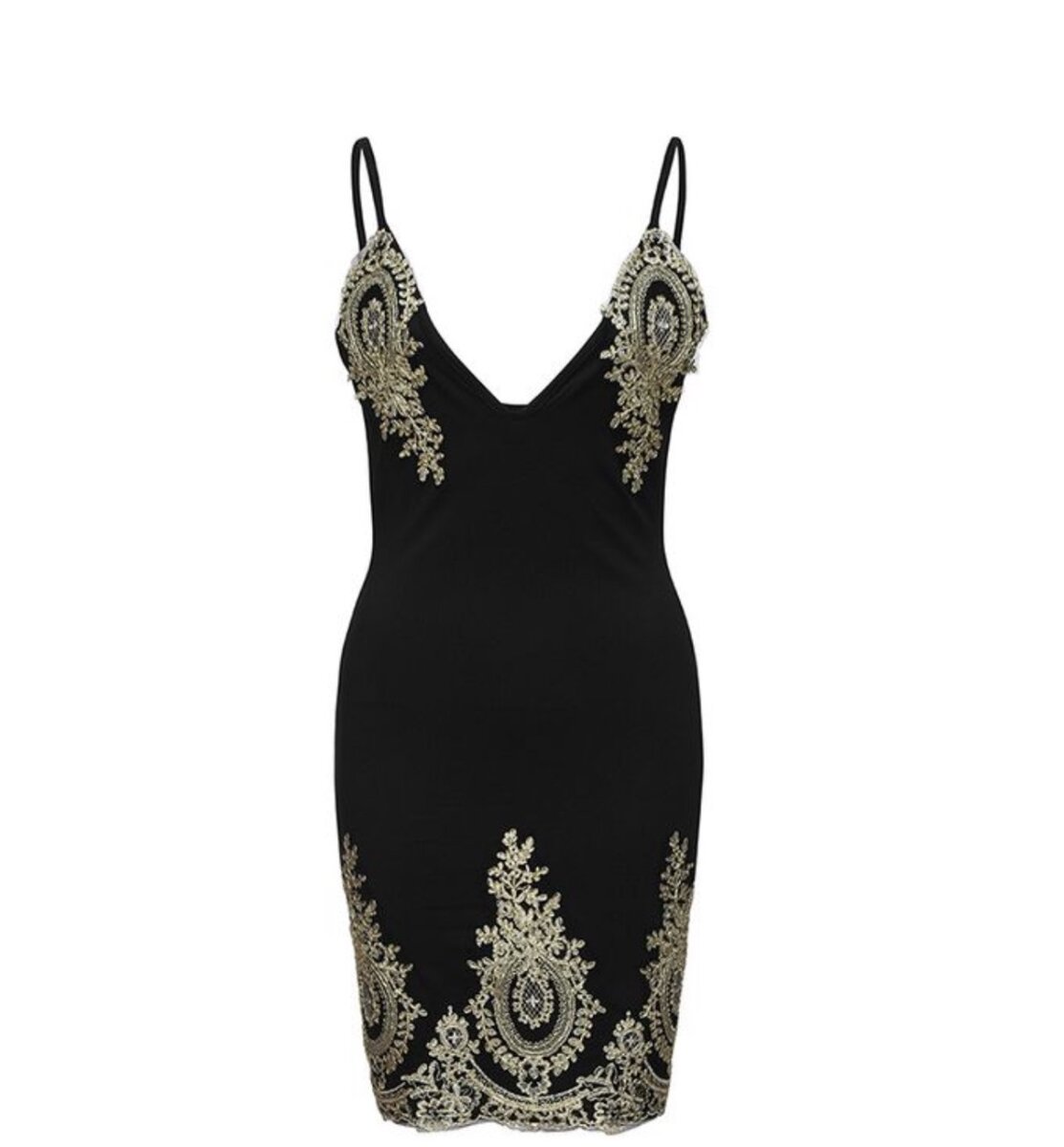 Women's V Neck Sexy Backless Body Stretch Dress Pack Hip Par