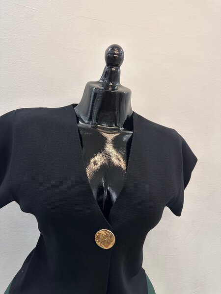 Veste noire élégante femme