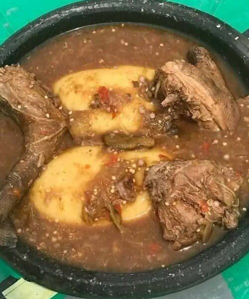 Traditional African Fufu Dish