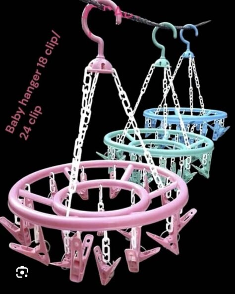 Cintre Bébé Multicolore 24 Clips