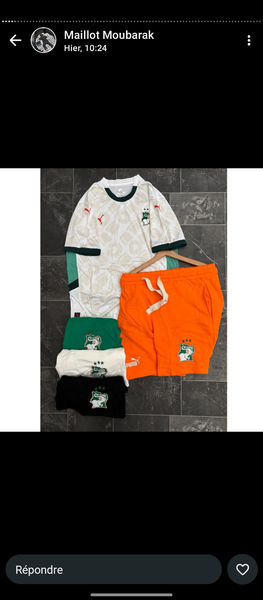 Ensemble de maillot de football