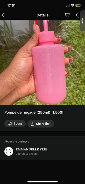 Lash Rinse Bottle 250ml
