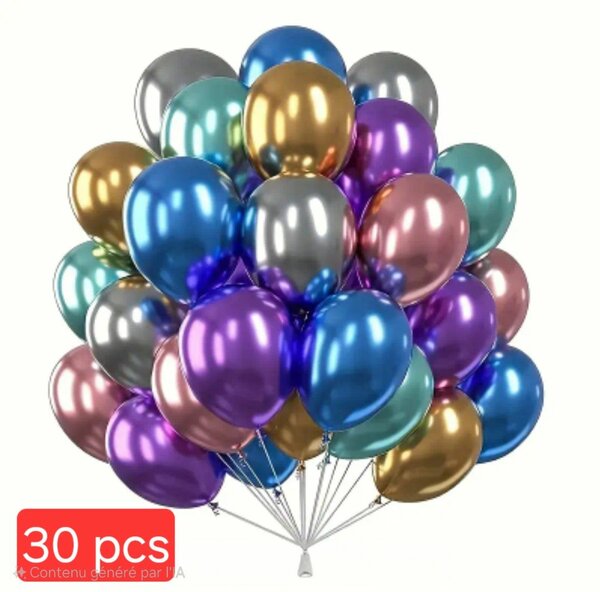 Ballons gonflabe Multicolores