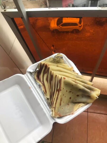 Crêpes sucrées chocolatées