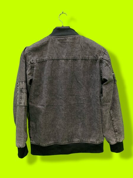 Acid Grey Denim Jacket