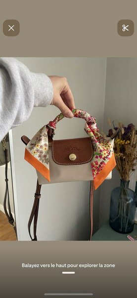 Sac à main mini longchamp