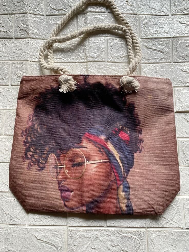 Sac cabas imprimé créatif