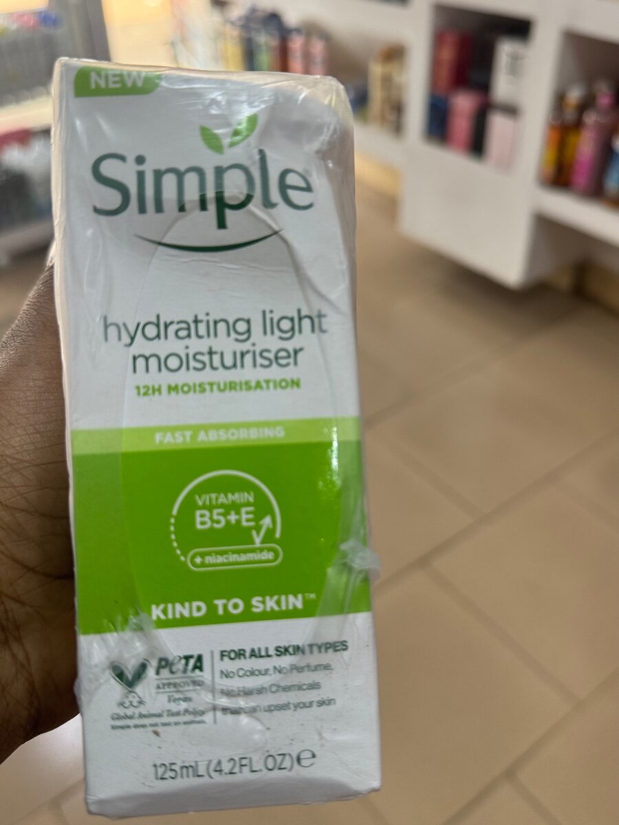 Simple facial products