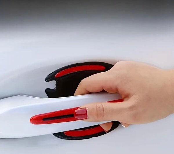 Наклейки на дверную ручку авто.