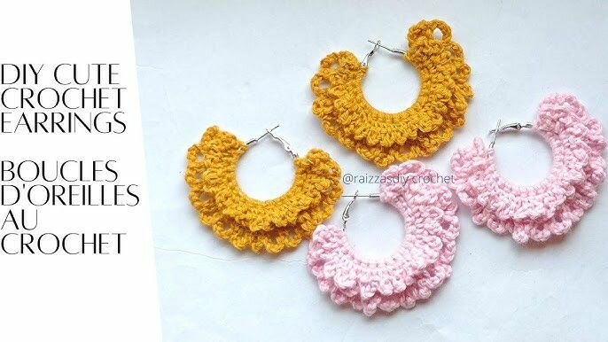Boucles d'oreilles crochet DIY
