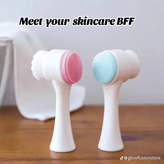 Brosse nettoyante visage 2-en-1