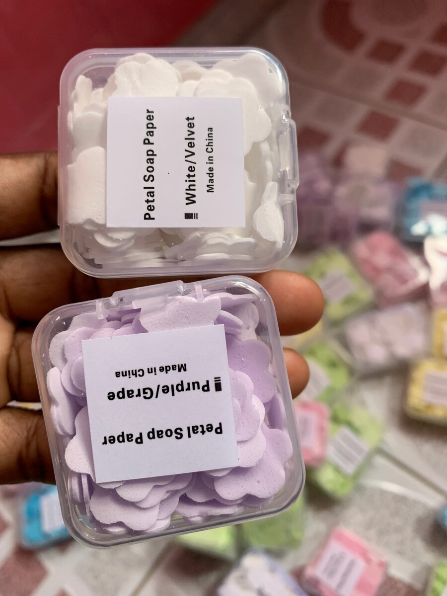 Pétales de savon parfumées