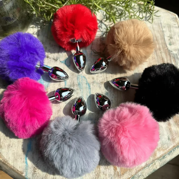 Plug Anal Pompon Fluffy