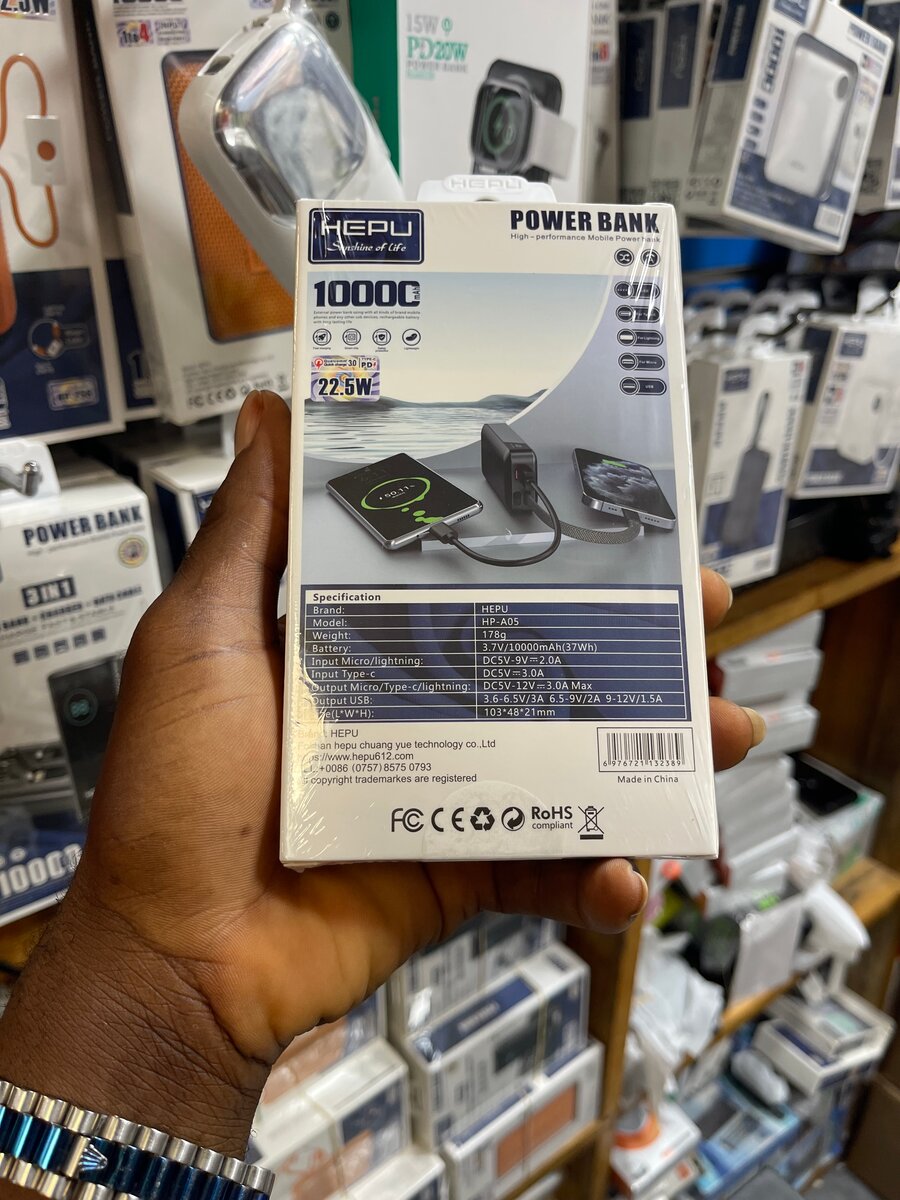 10000mAh Fast Charging Power Bank