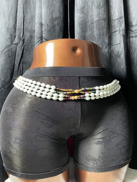 Ceinture de perles élégante