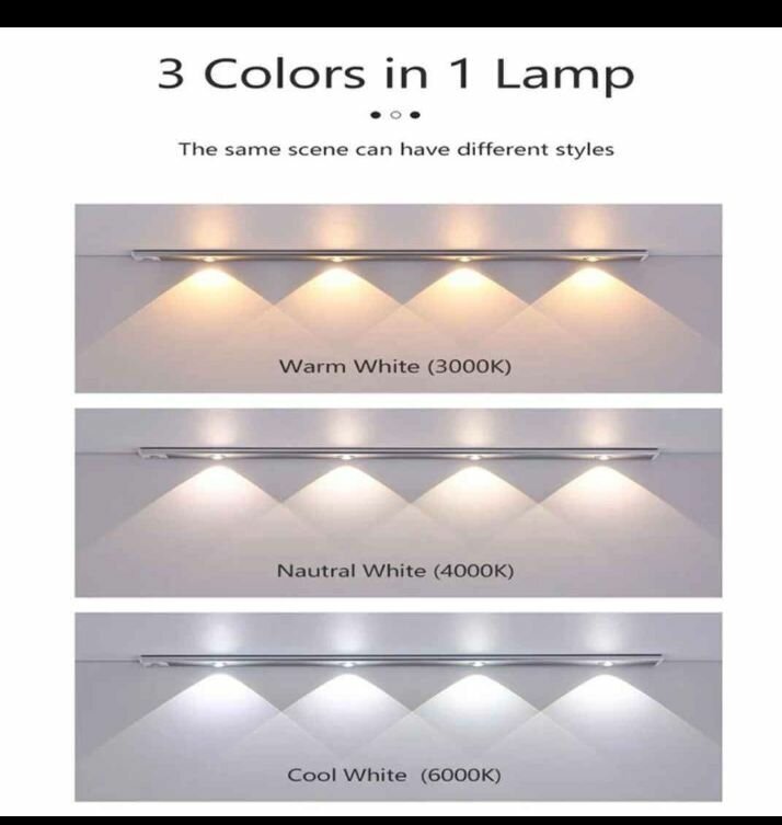 Applique murale LED 3 couleurs