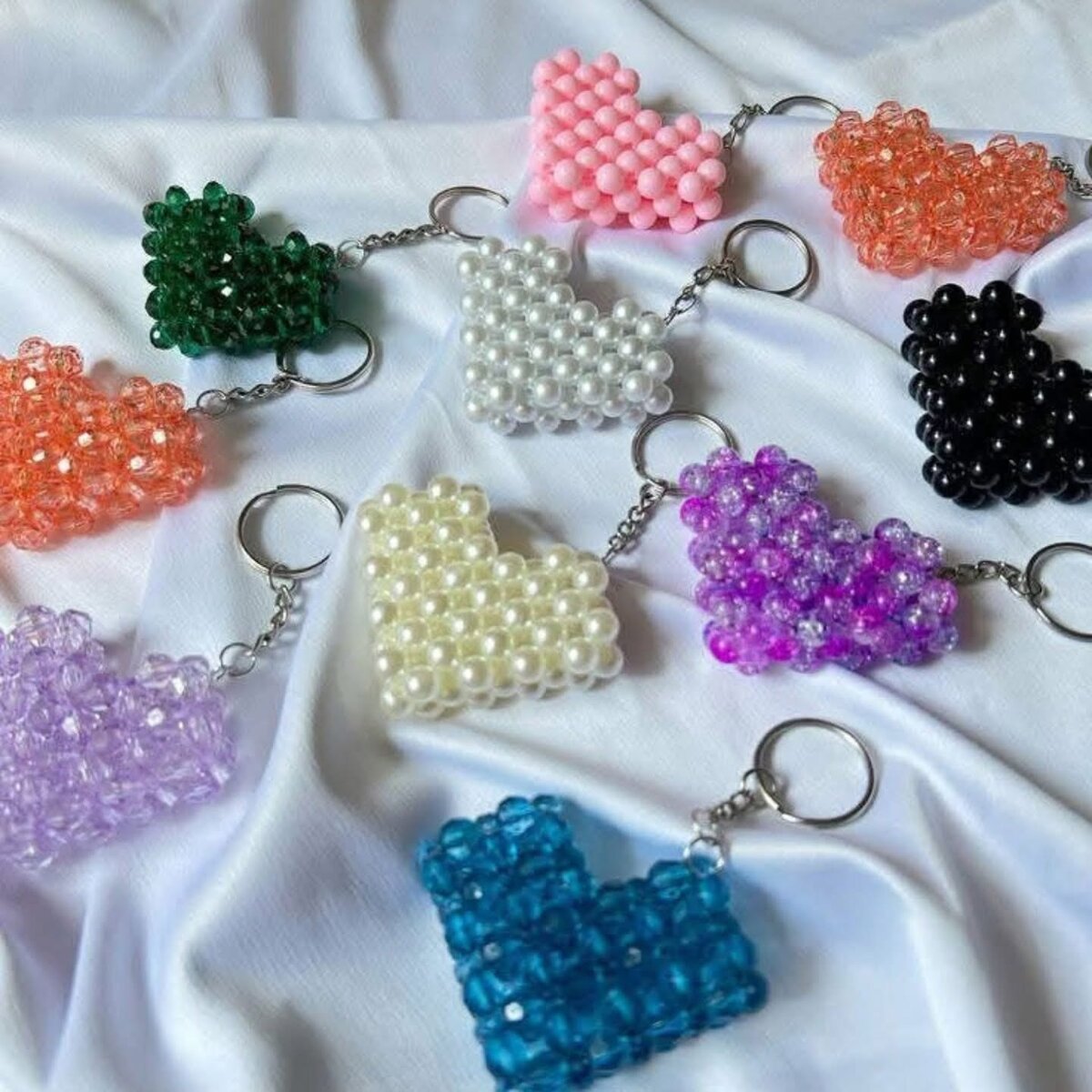 Porte-clés Perles Élégant