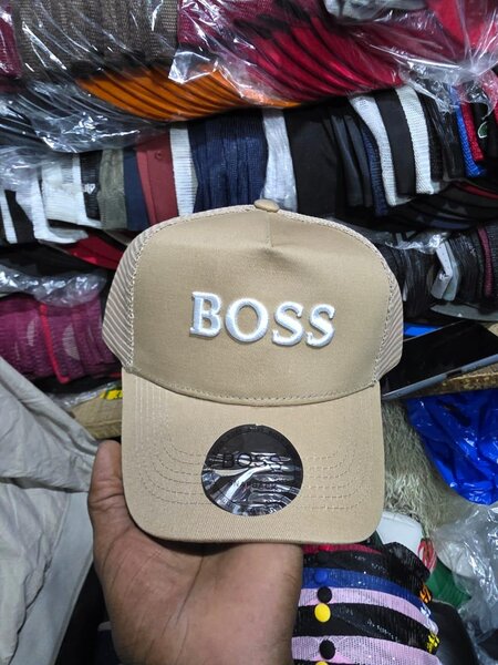 Casquette beige "BOSS"