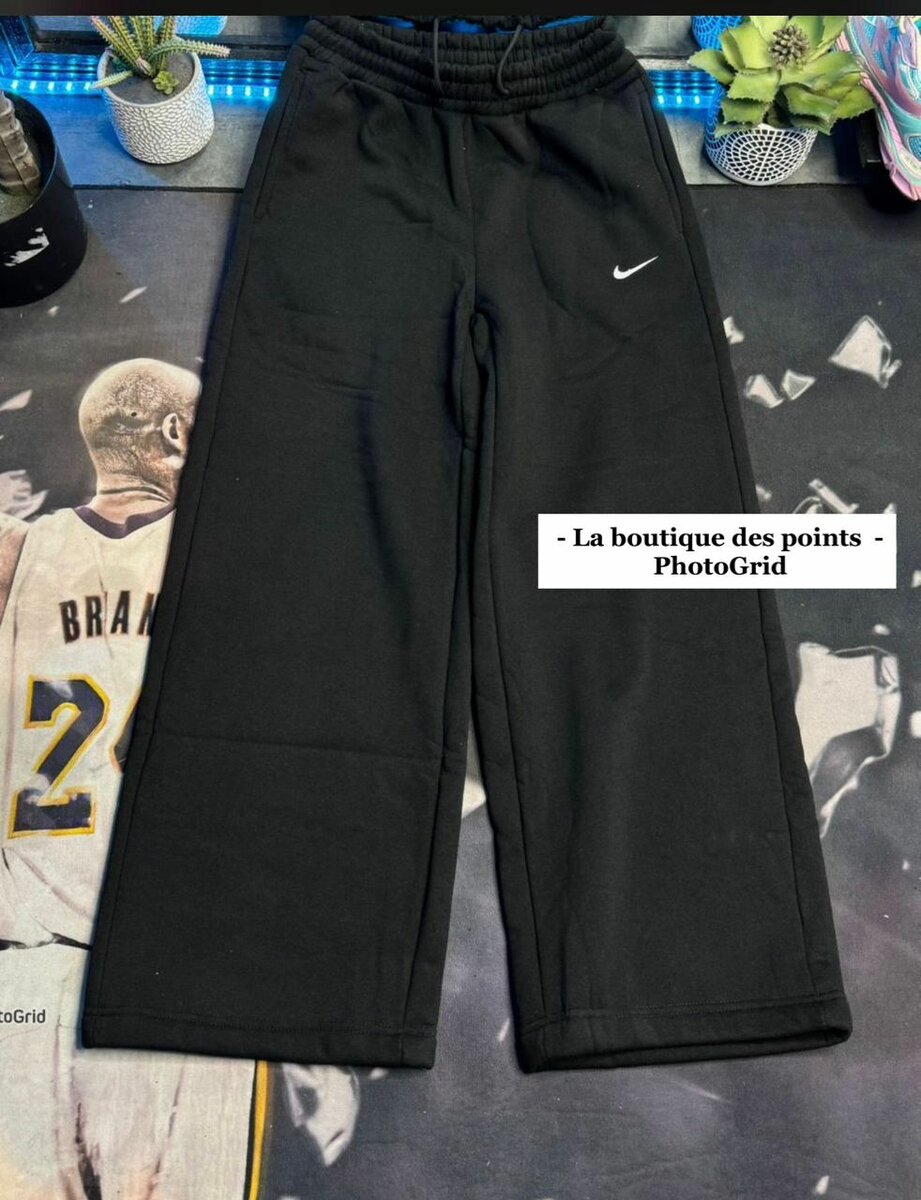 Pantalons de survêtement noirs unisex