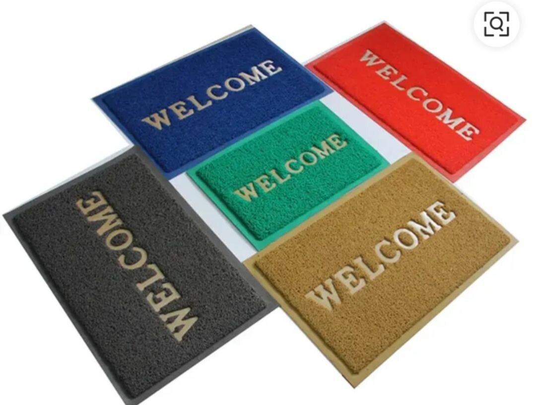 Tapis de bienvenue coloré