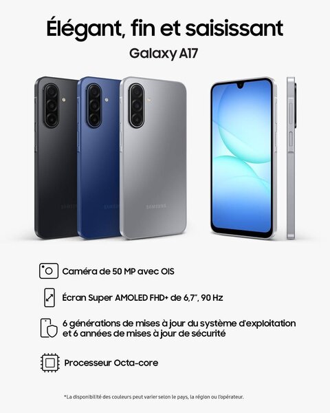 Smartphone Galaxy A17 128 Go