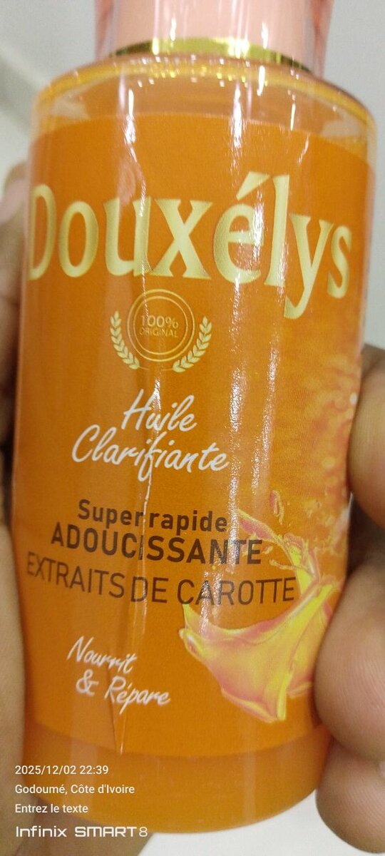 Huile Clarifiante Douxélys