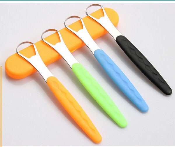 Single tongue scraper