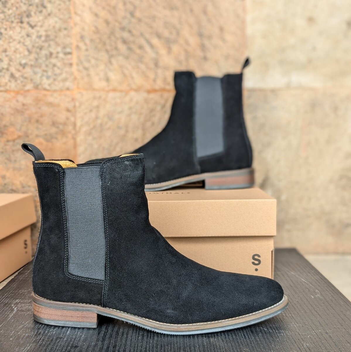 BERLUTI PARIS SUED BOOTS