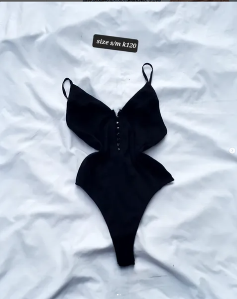 black bodysuit