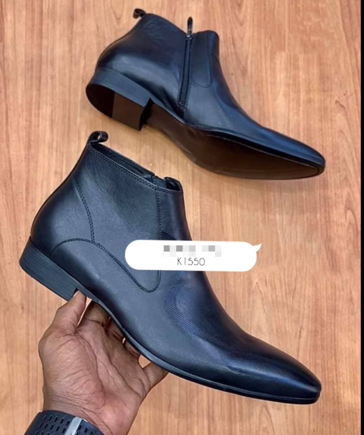 classic Chelsea boots with zipper pointed toe ankle boots with low heel and thick sole artificial leather