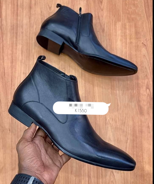classic Chelsea boots with zipper pointed toe ankle boots with low heel and thick sole artificial leather
