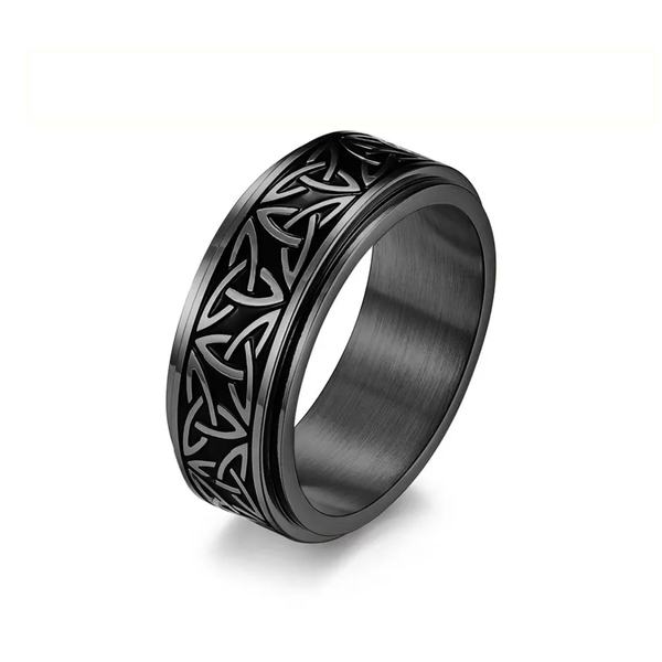 Bague Homme Celtique Noir