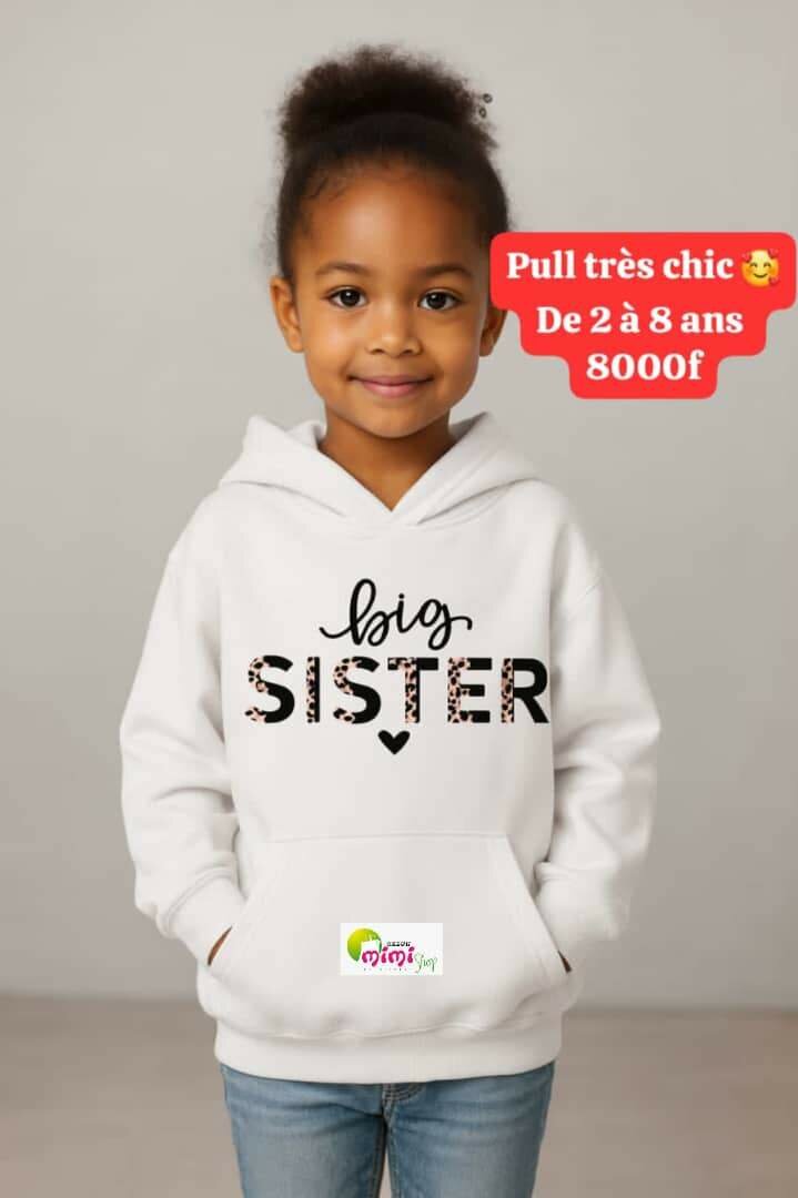 Sweat à capuche enfant tendance