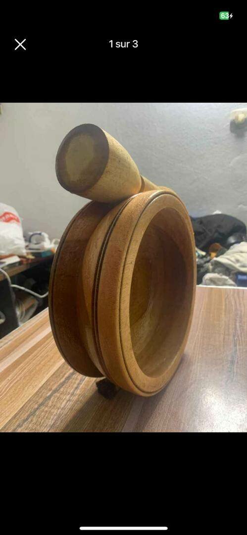 Mini mortier avec pilon