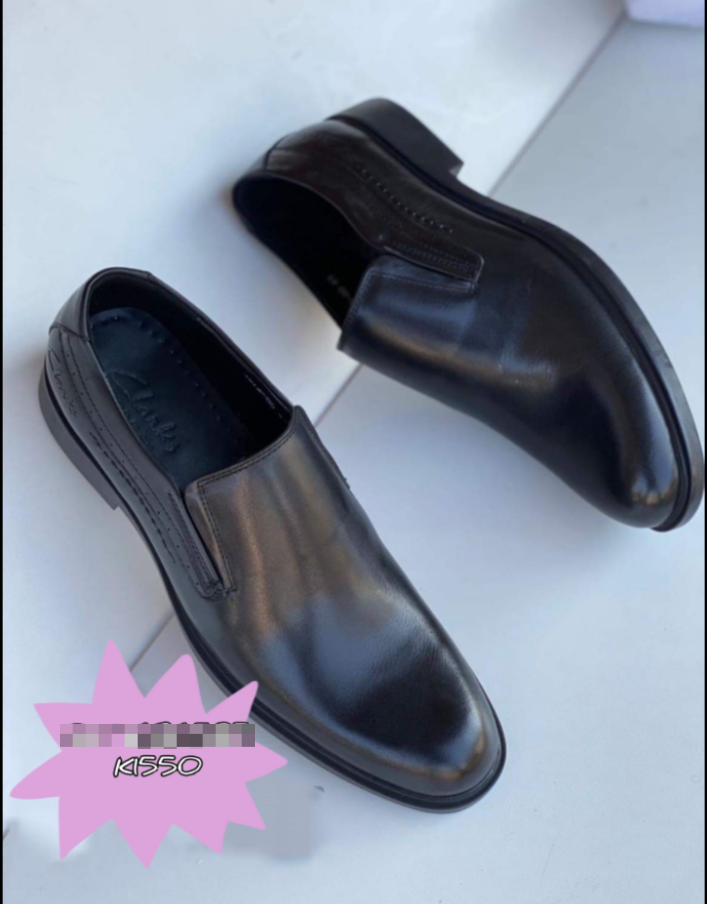 men's model leather shoes,