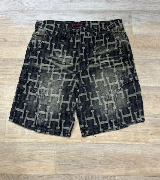 Shorts en jean délavé