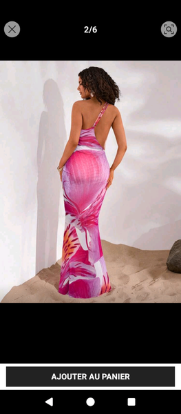 Robe Évasée Imprimée Fleurie