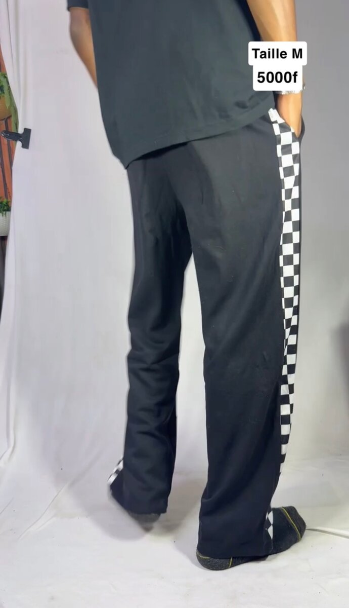 Pantalon décontracté à bande