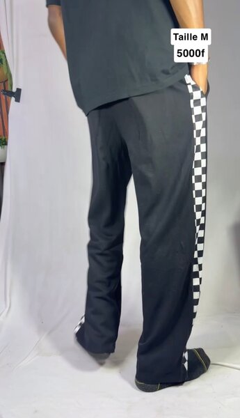 Pantalon décontracté à bande