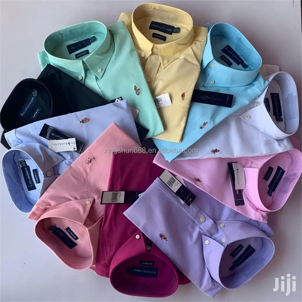 Chemises en coton colorées