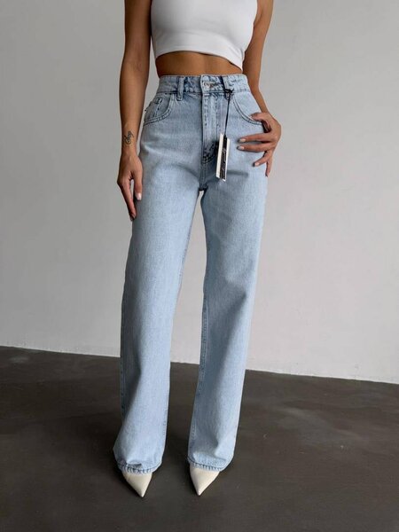 ДЖИНСЫ НА ВЫСОКОЙ ПОСАДКЕ