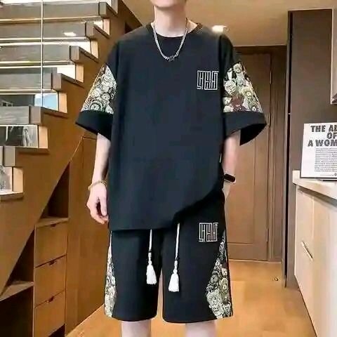 Short zippé casual homme