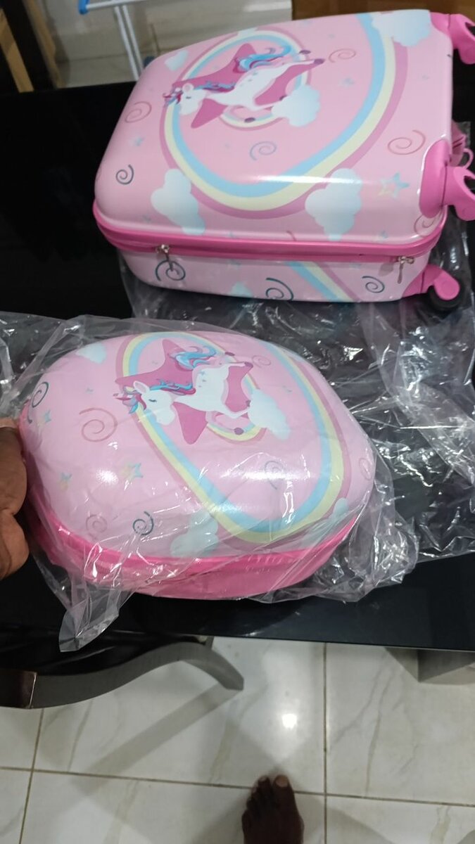 Valise Enfant Licorne Rose
