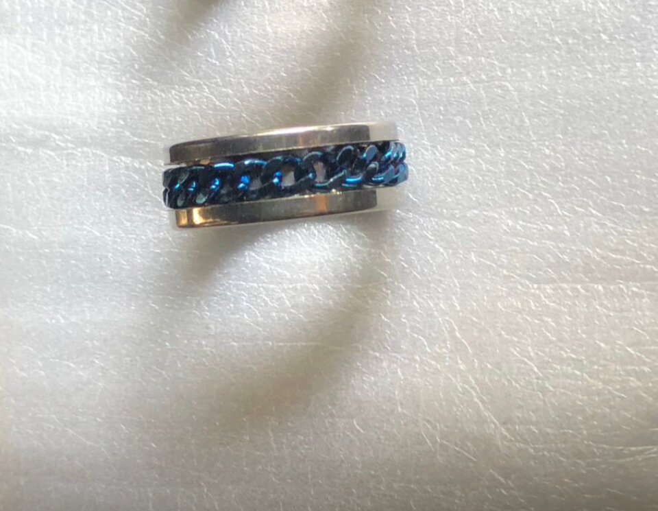 Bague chaîne en acier