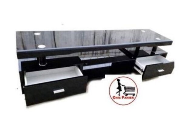 Meuble TV en verre moderne